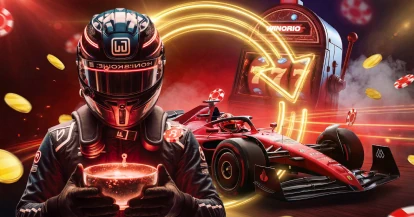 Winorio high-speed racing casino scene